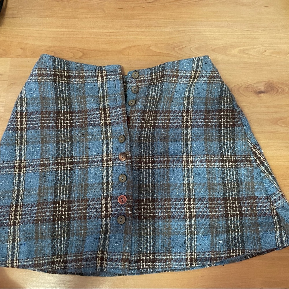 VINTAGE! flannel skirt